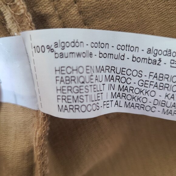 ZARA TRF Corduroy Long Line Patch Pocket Oversized Shacket Shirt Jacket Size XS - Picture 8 of 12